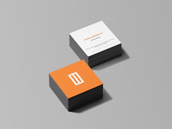 Square Business Cards (Double sided)